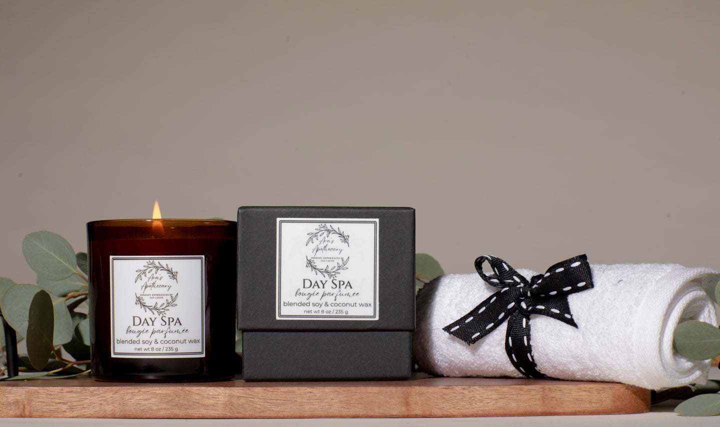 Ava's Apothecary HOME: All Natural Wax Candle- DAY SPA