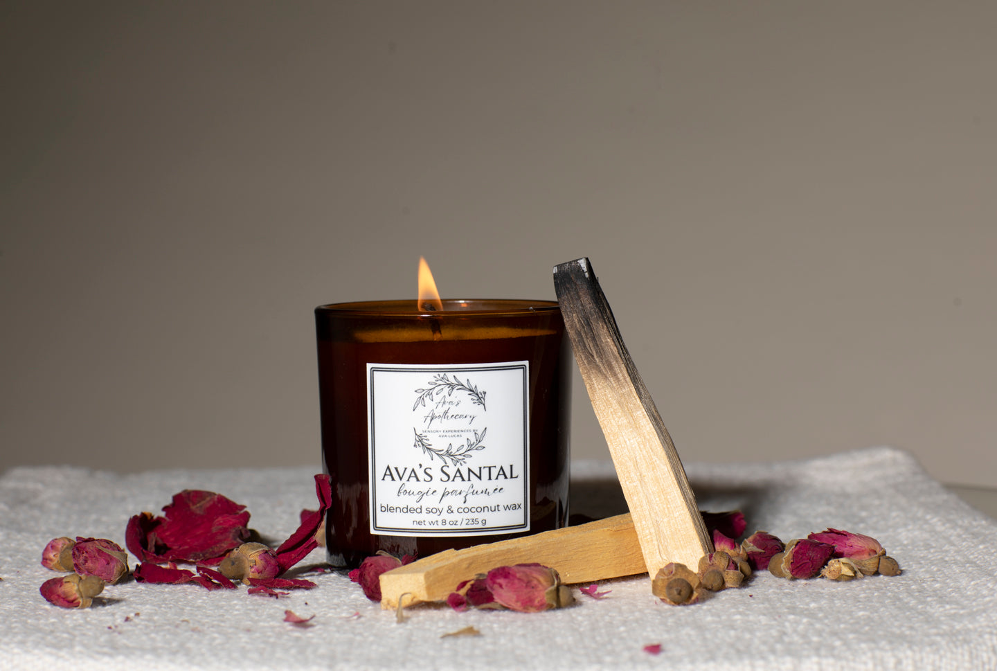 Ava's Apothecary HOME: All Natural Wax Candle AVA'S SANTAL