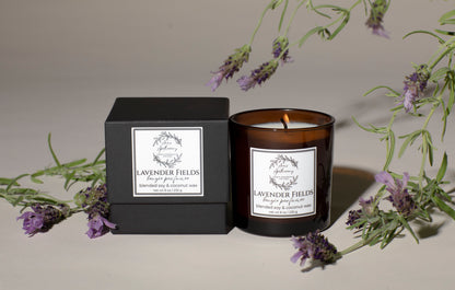 Ava's Apothecary HOME: All Natural Wax Candle LAVENDER FIELDS