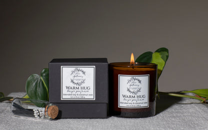 Ava's Apothecary HOME: All Natural Wax Candle WARM HUG