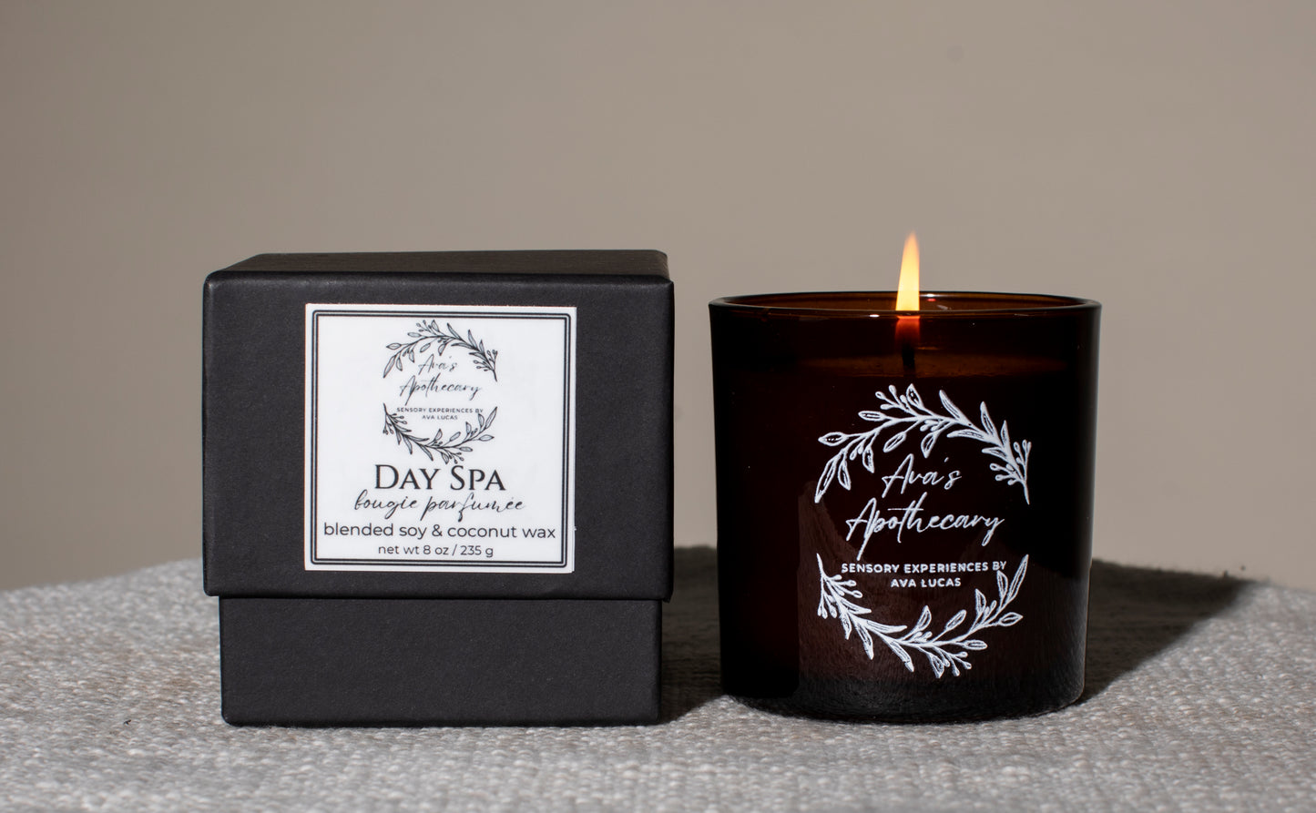 Ava's HOME: Natural Wax Candle - DAY SPA