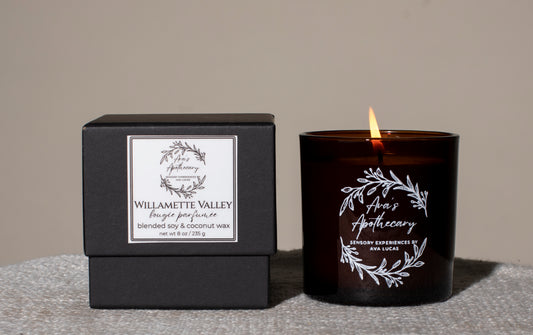 Ava's HOME: Natural Wax Candle - WILLAMETTE VALLEY