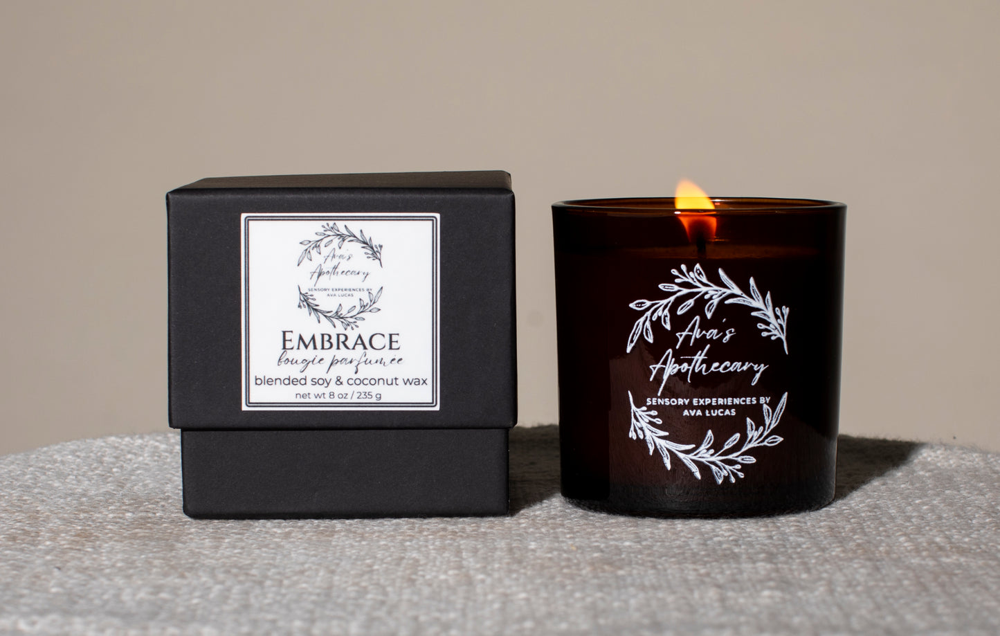 Ava's HOME: Natural Wax Candle - EMBRACE