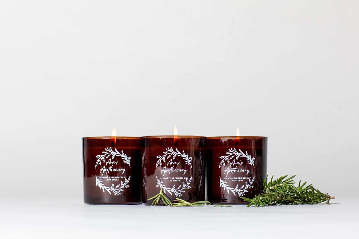 Ava's HOME: Natural Wax Candle - LAVENDER FIELDS