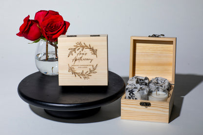 Ava's HOME: Set of Four NATURAL WAX- Votive Candles