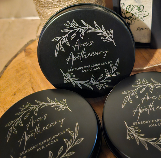 Ava's Apothecary ORIGINAL LOTION BAR with Reusable Engraved Canister-LIMITED EDITION