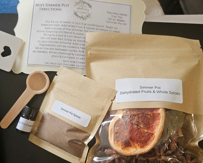 Ava's Lab HOLIDAY SIMMER POT KITS