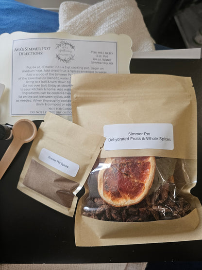 Ava's Lab HOLIDAY SIMMER POT KITS